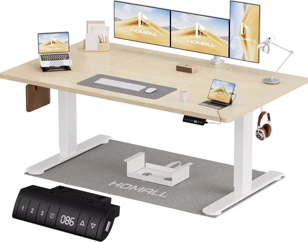 In hoogte verstelbaar bureau Homall