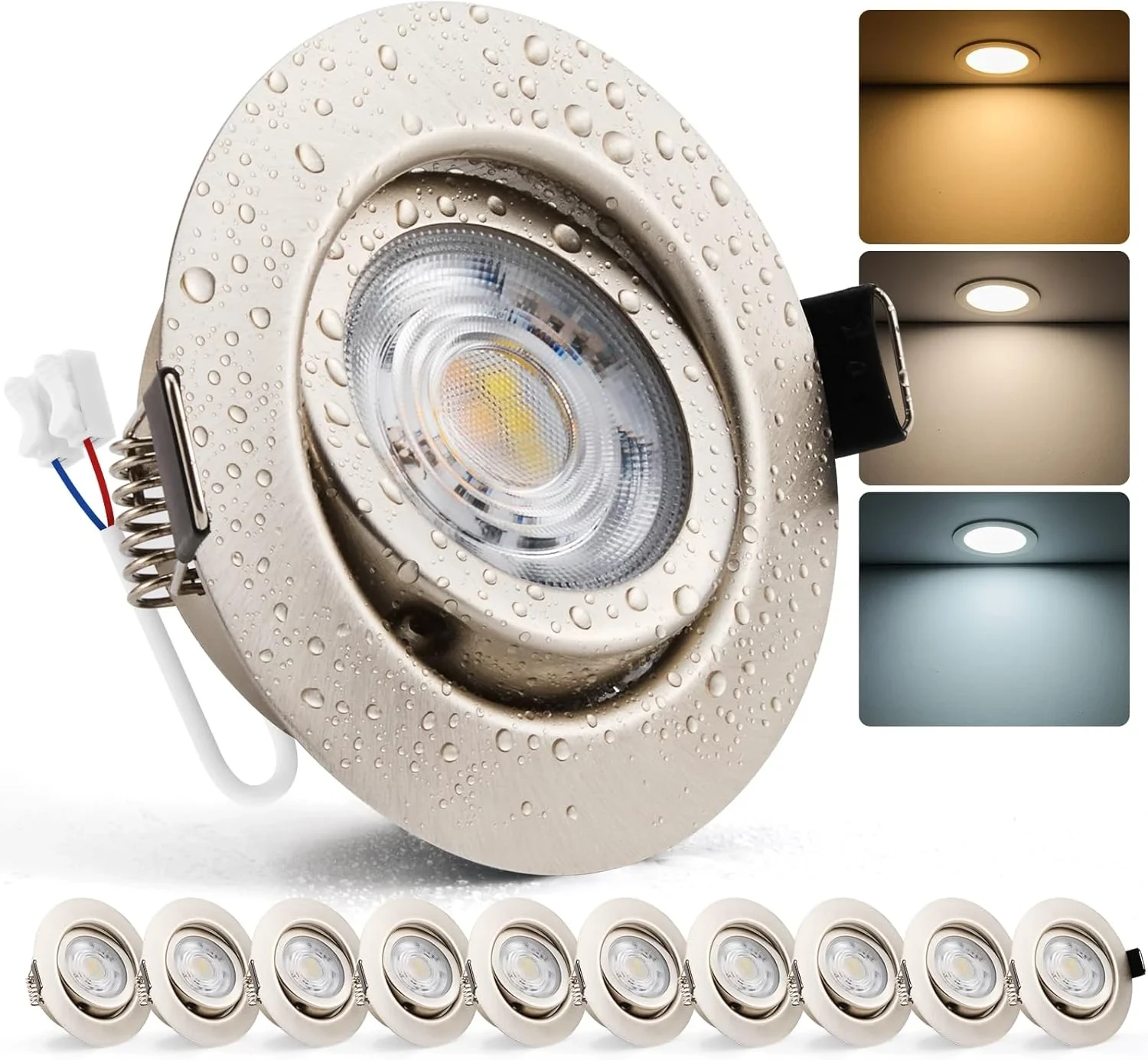 Bojim LED recessed spotlight 230V dimmable