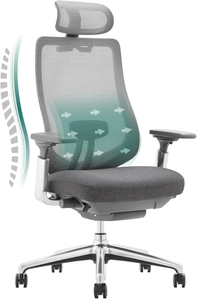 Chaise de bureau ergonomique COLAMY Atlas Chaise de bureau ergonomique COLAMY Atlas