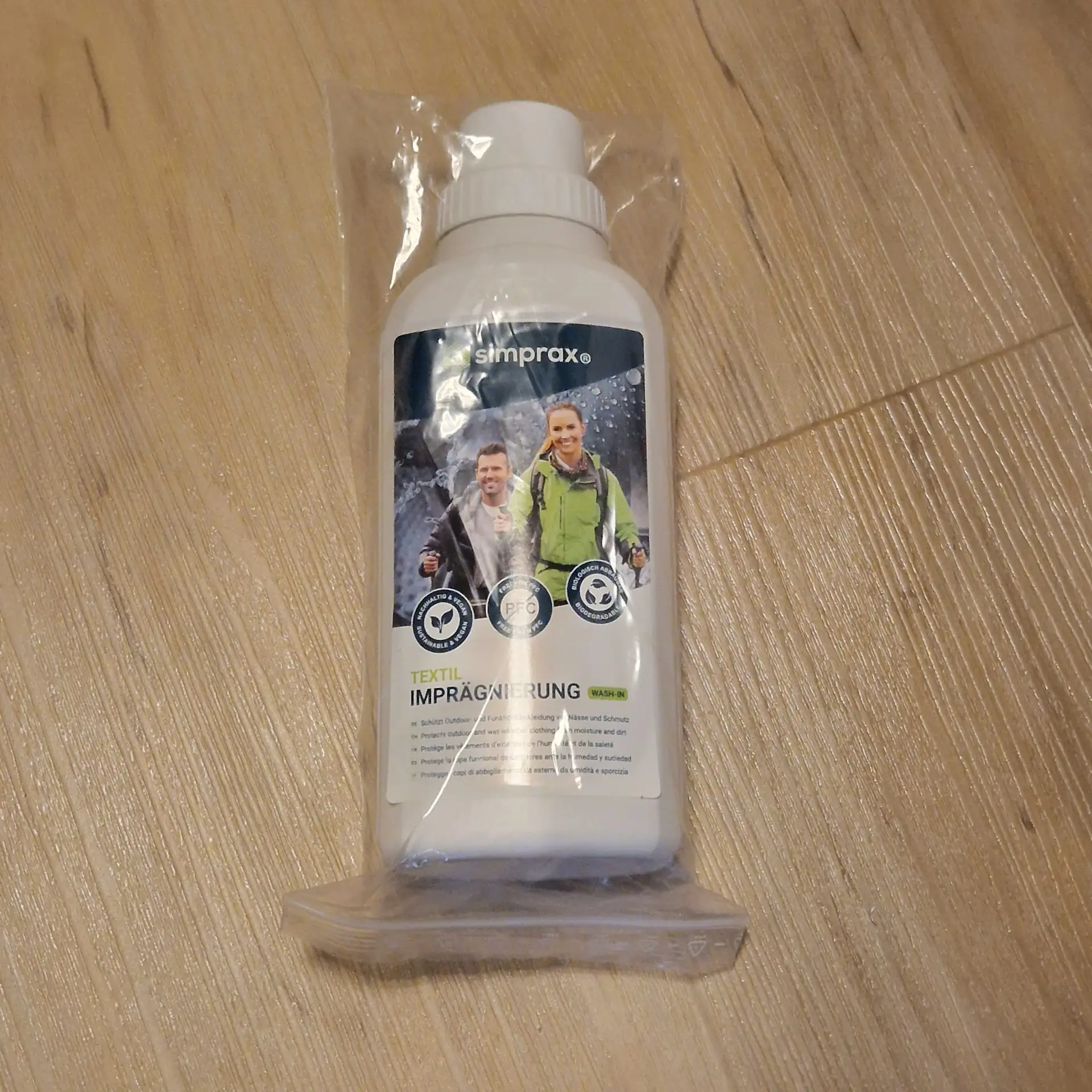 Textil Wash-In Imprägnierung
Verpackung