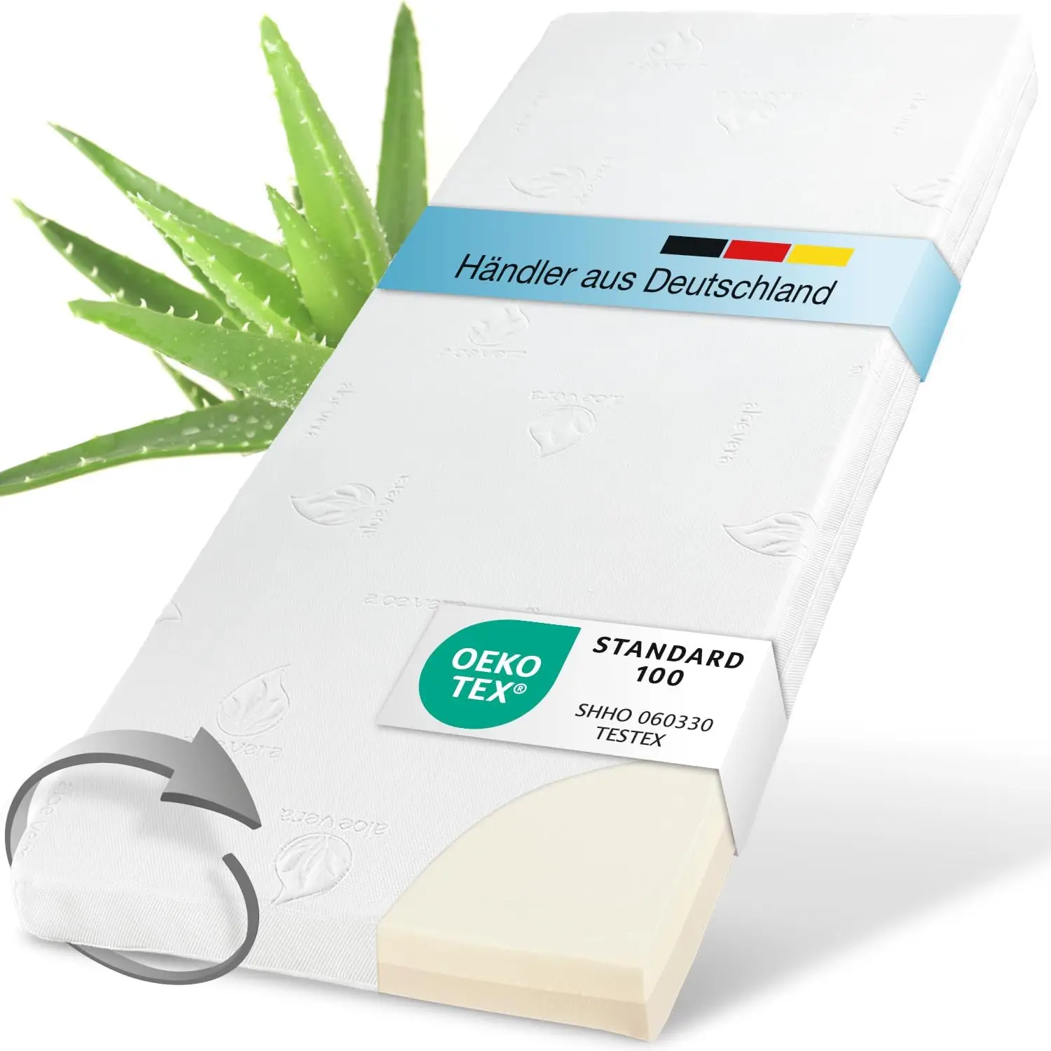 Visko-Mineralschaum Matratzen-Wendeauflage von maxVitalis