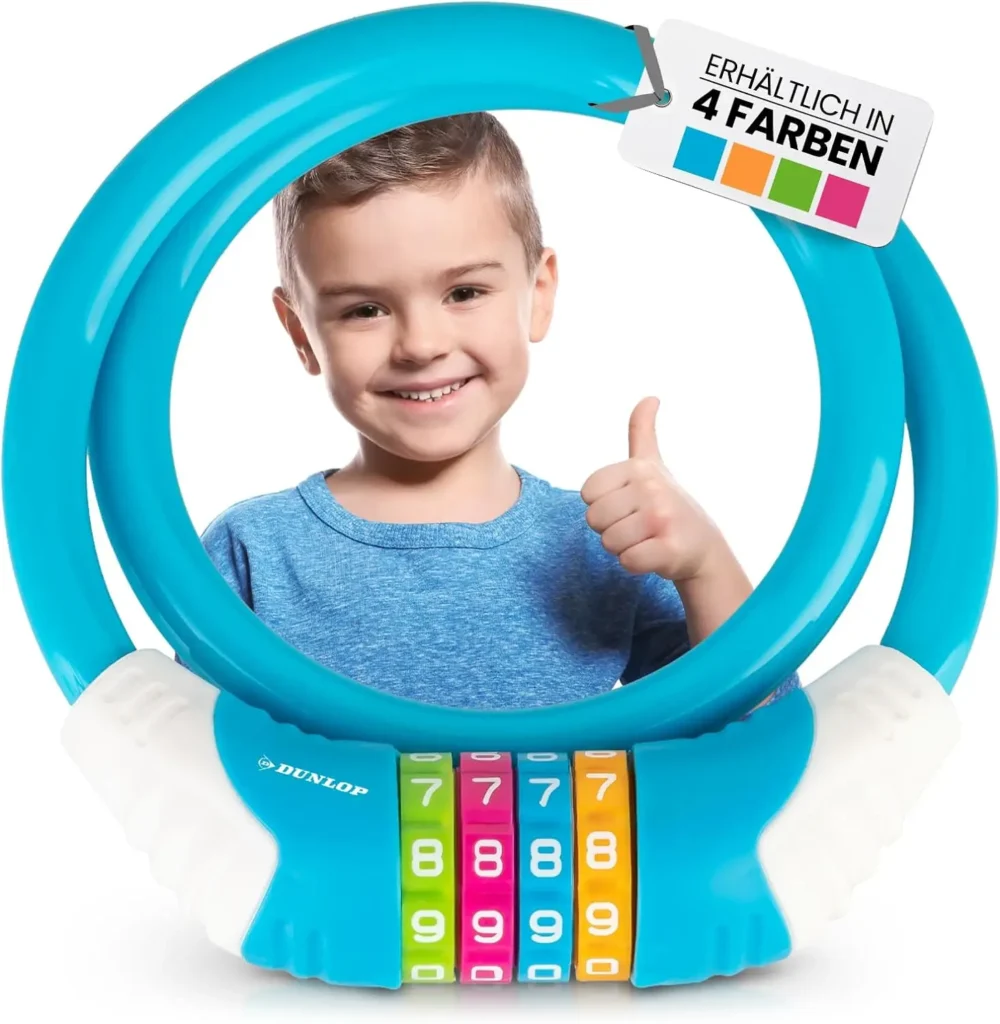 DUNLOP Fahrradschloss Kinder