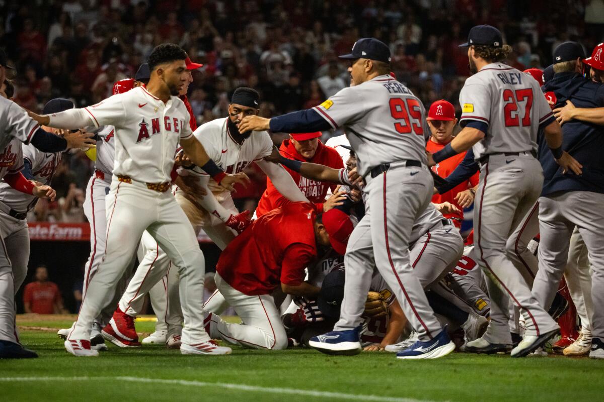 Angels’ Jorge Soler Ejected After Bench‑Clearing Brawl with Braves Pitcher Reynaldo López