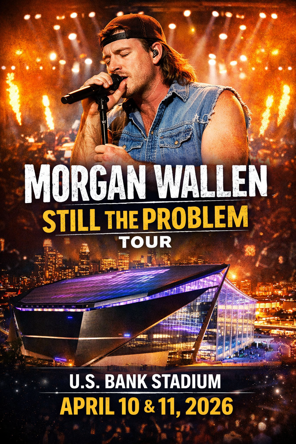 Morgan Wallen Kicks Off 2026 “Still the Problem” Tour with Double‑Header at U.S. Bank Stadium