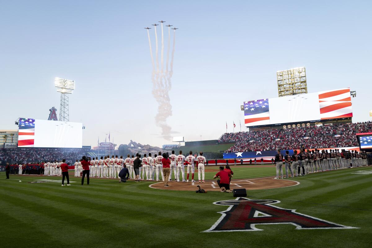 Angels’ Opening Day Anthem Marred by Botched Flyover