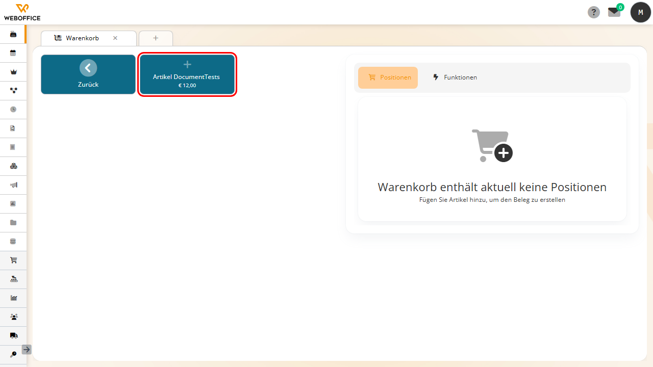 Artikel auswählen