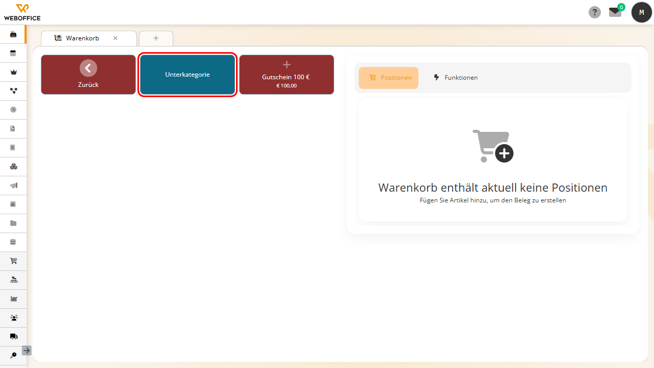 Unterkategorie auswählen