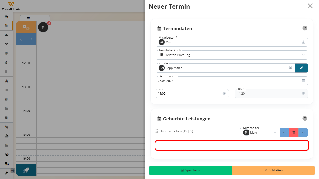 Weitere Artikel auswählen