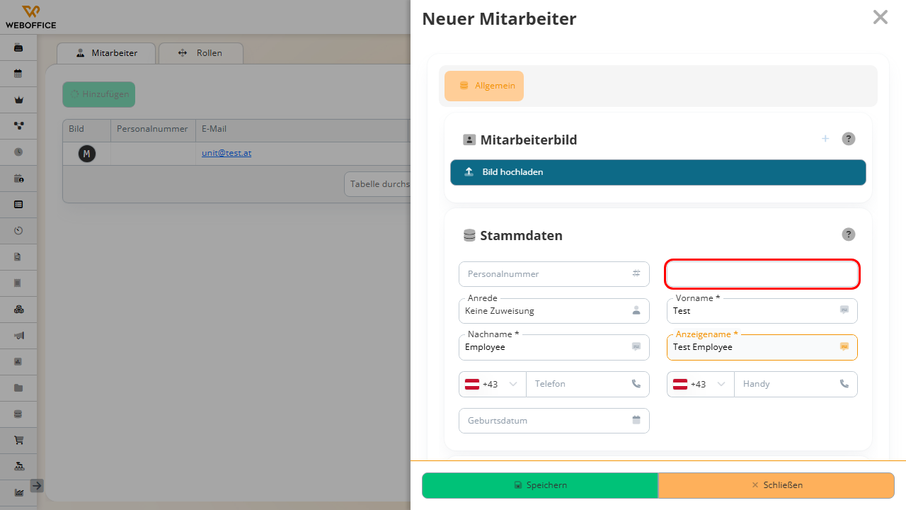 E-Mail eingeben