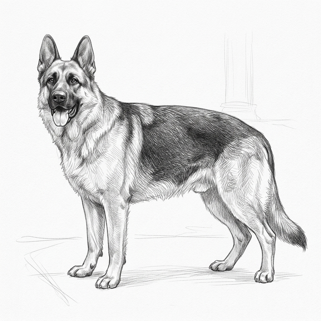 Pencil Sketch style example