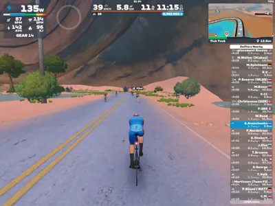 Zwift - Tick Tock in Watopia