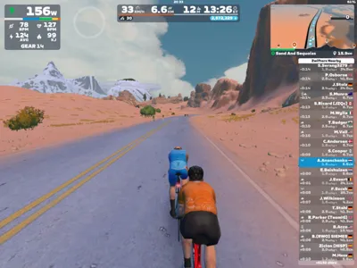 Zwift - Sand And Sequoias in Watopia