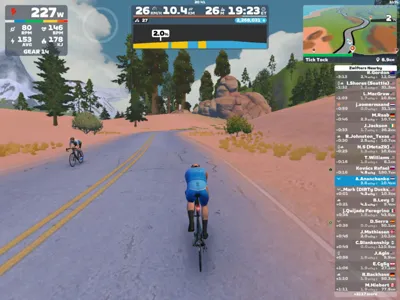 Zwift - Tick Tock in Watopia