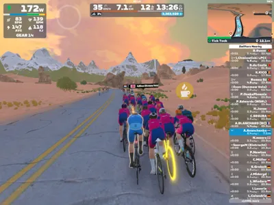 Zwift - Tick Tock in Watopia