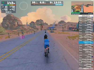 Zwift - Going Coastal in Watopia