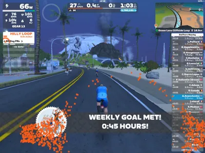 Zwift - Ocean Lava Cliffside Loop in Watopia