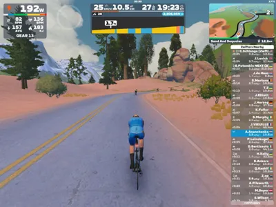 Zwift - Sand And Sequoias in Watopia