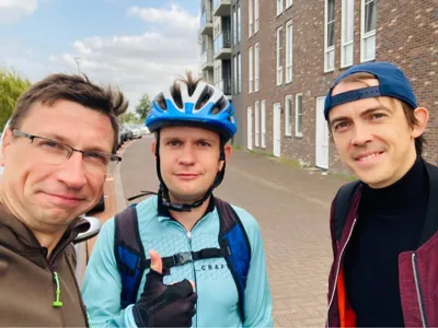 With Dmitry & Alex