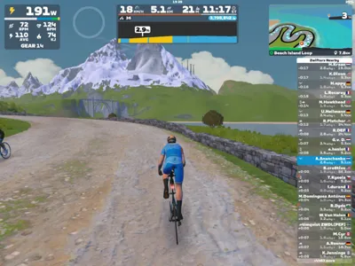 Zwift - Beach Island Loop in Watopia