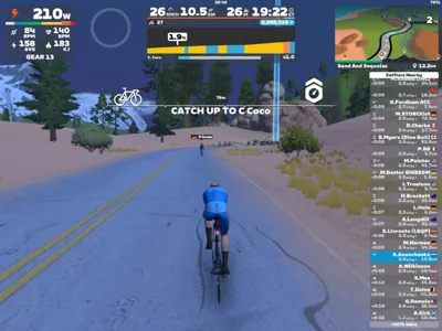 Zwift - Sand And Sequoias in Watopia