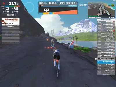 Zwift - Whole Lotta Lava in Watopia