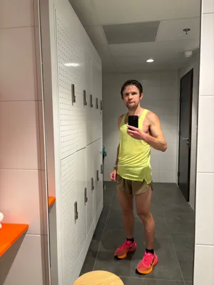 Intervals Run 2x1km w/ 500m jog + 21x600m w/ 500m jog (WU 1.0km)