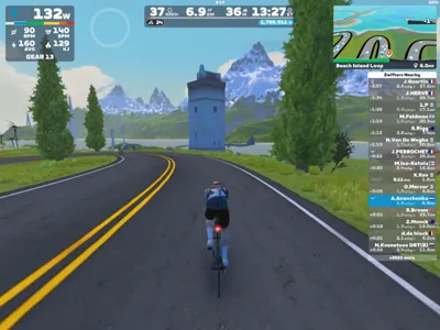 Zwift - Beach Island Loop in Watopia