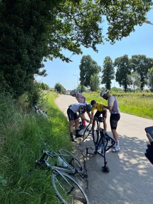 Hot Limburg ride, despite of heat (+33..+38C) wahoo was working fine this time