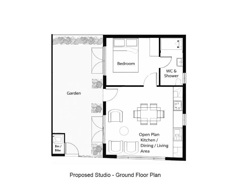 1 bedroom Detached house Under Offer