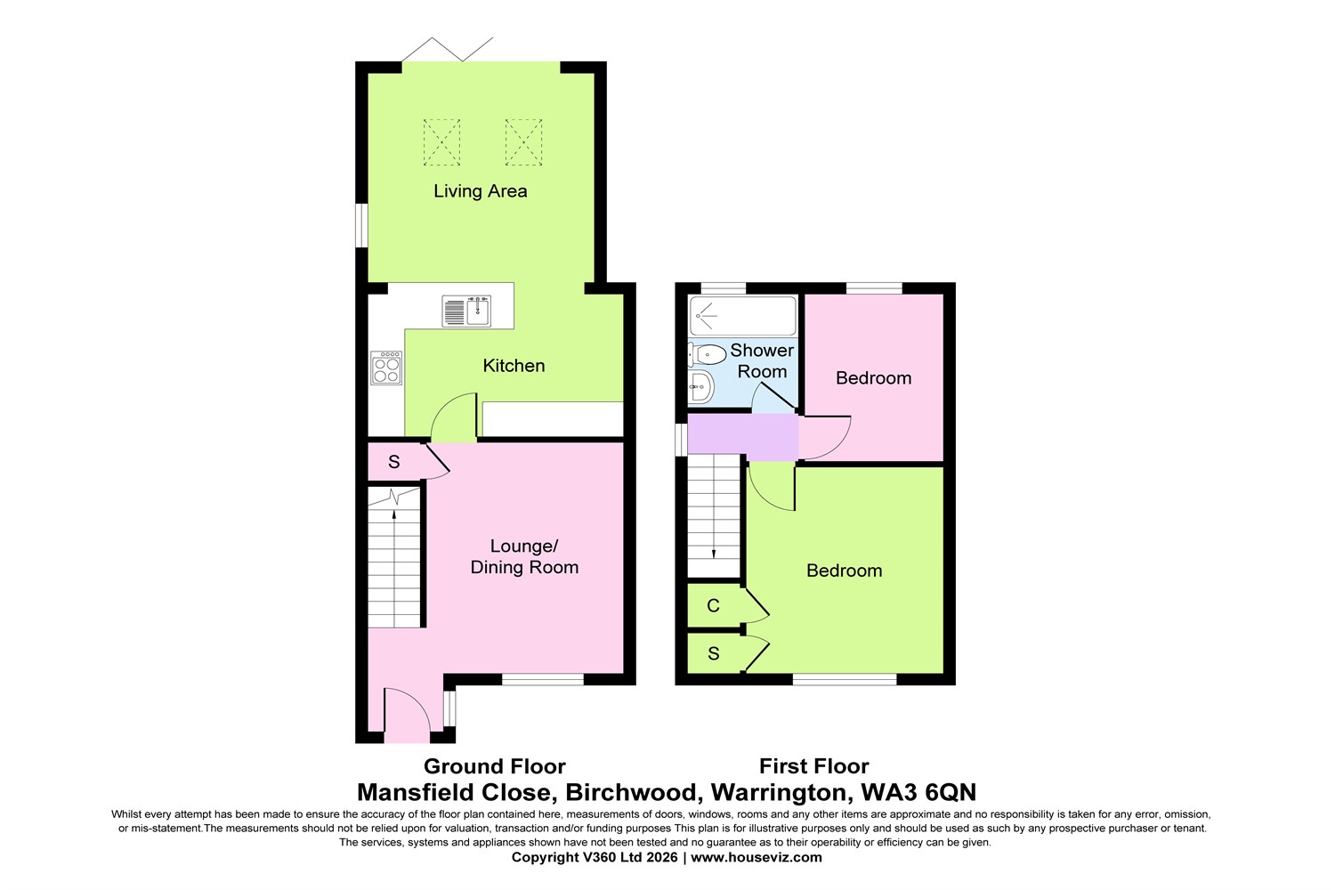 2 bedroom Semi-detached house For Sale