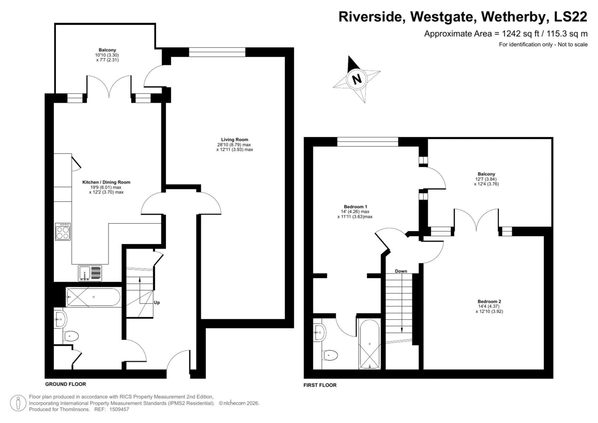 2 bedroom Apartment For Sale