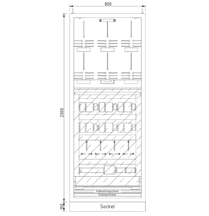Mittelspannungs-Schaltschränke für Umspannwerke