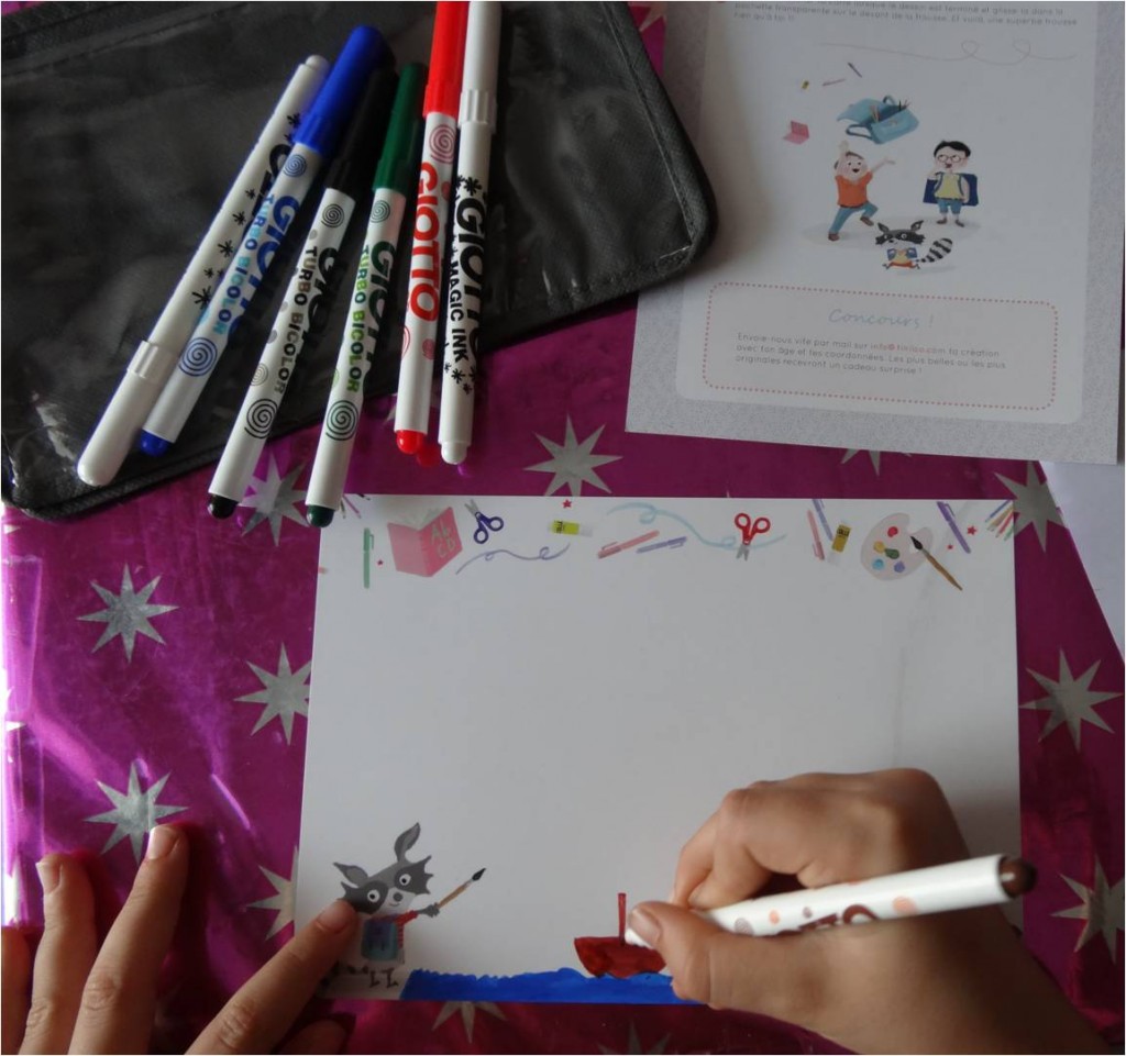 coloriage feutres giotto box enfants tiniloo