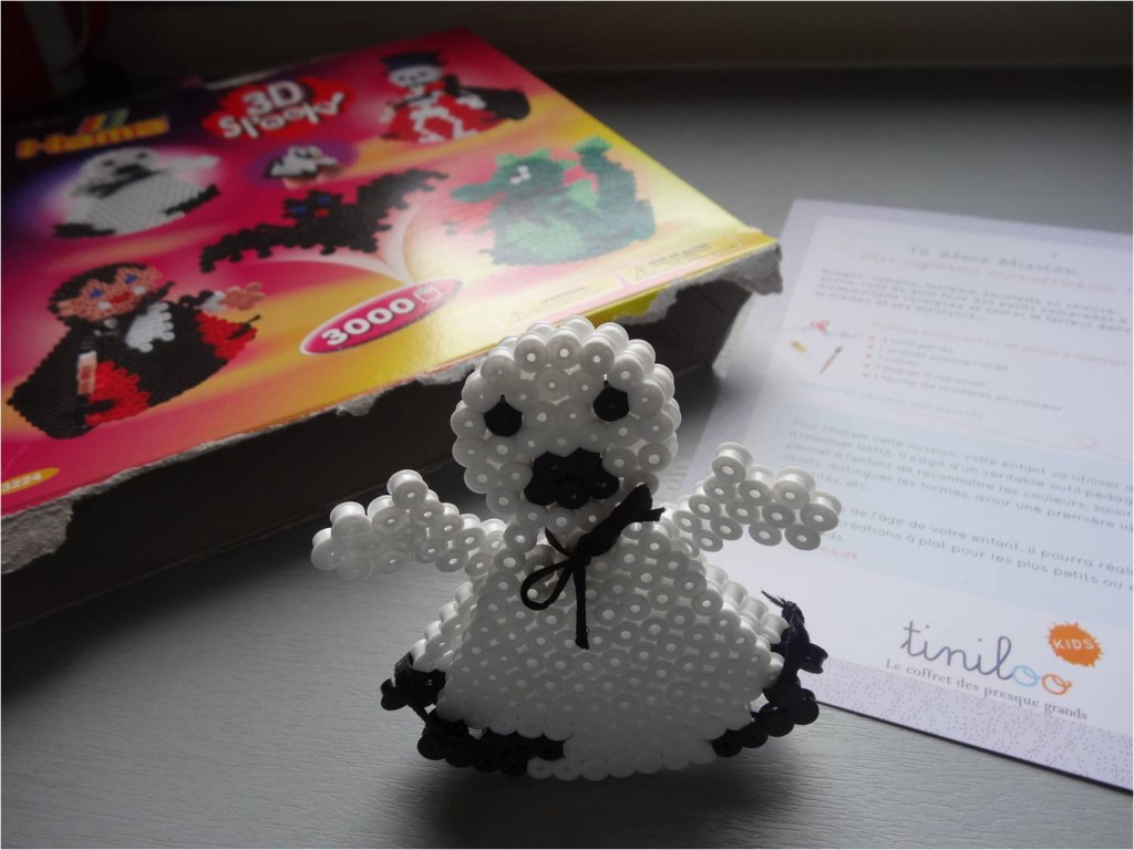 fantome 3D perles a repasser hama box tiniloo