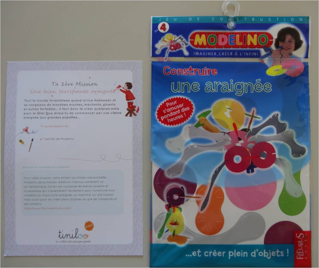 mission araignee modelino box tiniloo