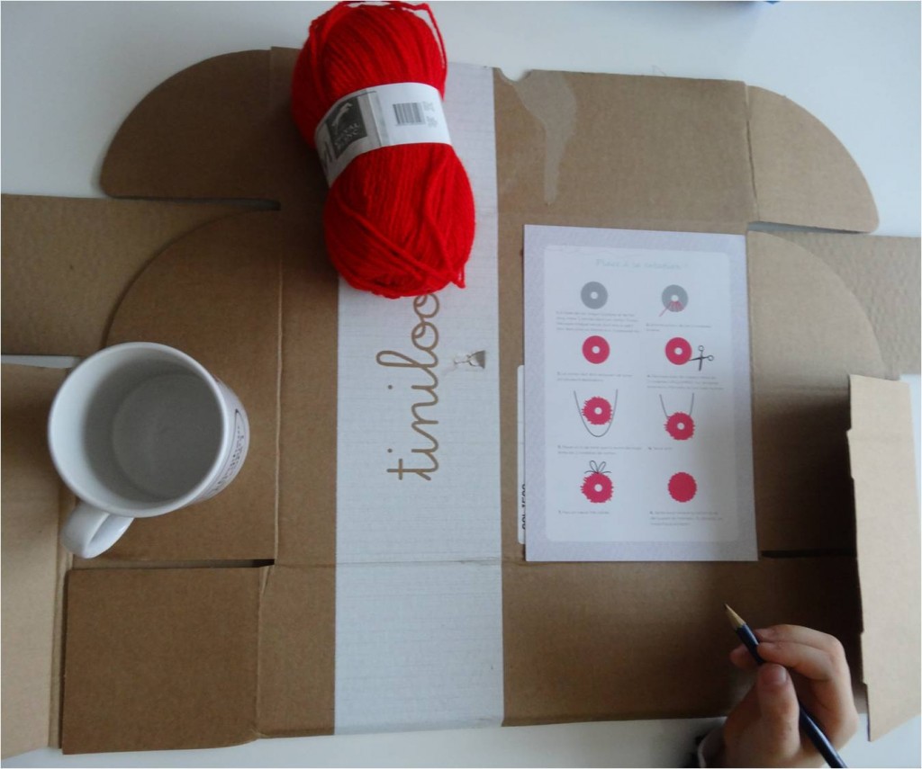 mission pompon box creative enfants tiniloo