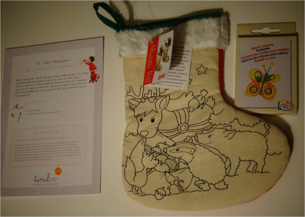 creation chaussette de noel