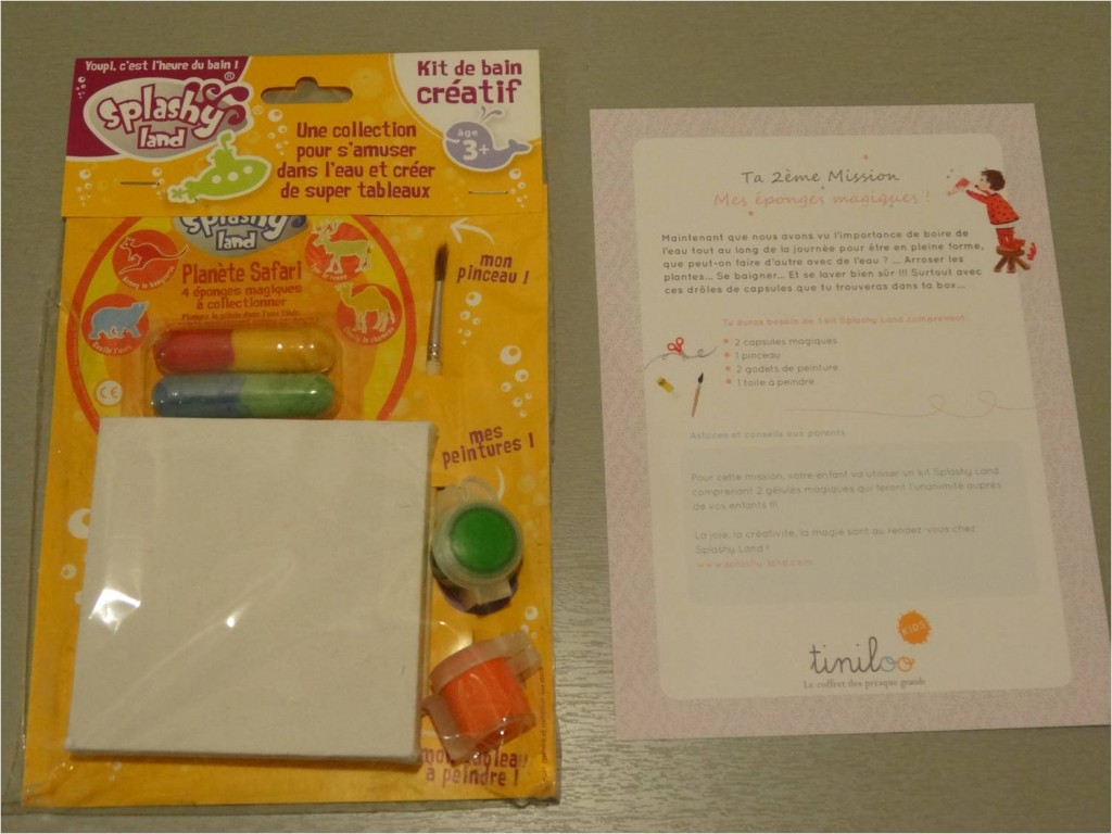 kit creatif de bain splashy land box tiniloo