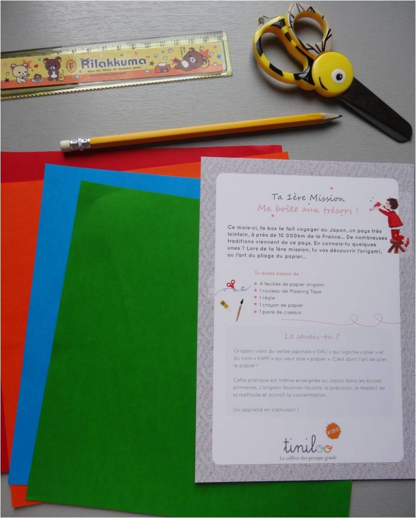 materiel boite papier origami et masking tape matériel pour origami