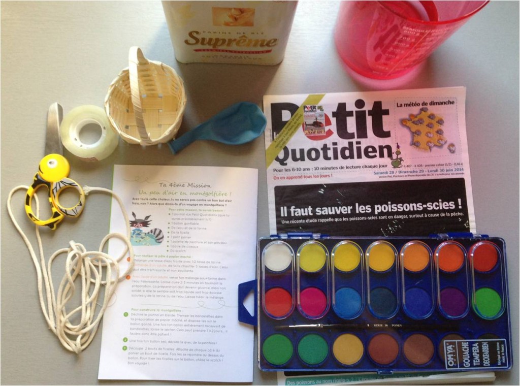 materiel mongolfiere