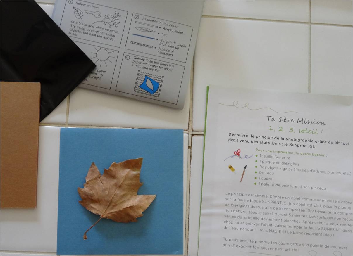 impression solaire sunprint tiniloo gulli