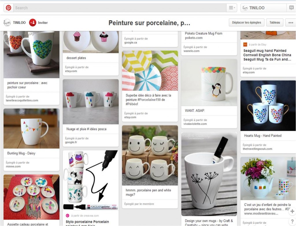 peinture porcelaine enfant pinterest