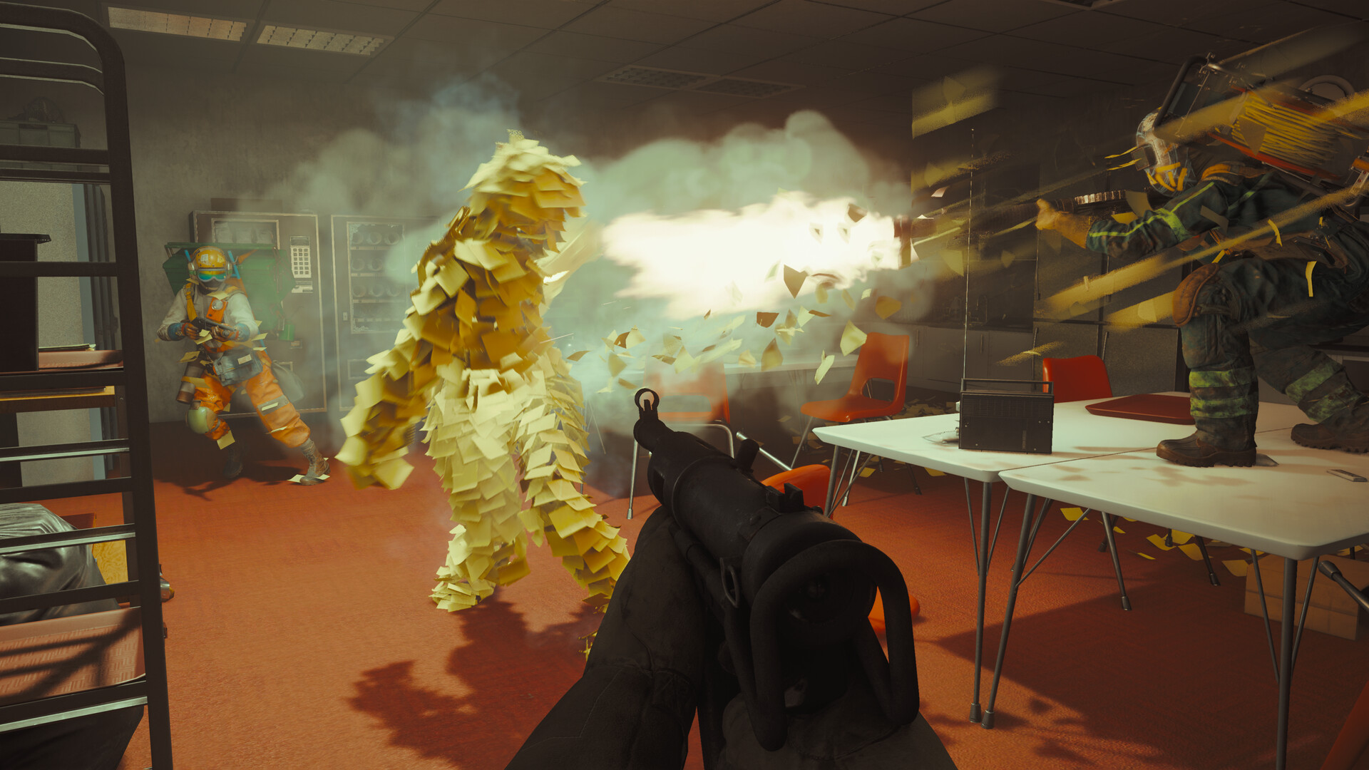 Firebreak sticky note monster