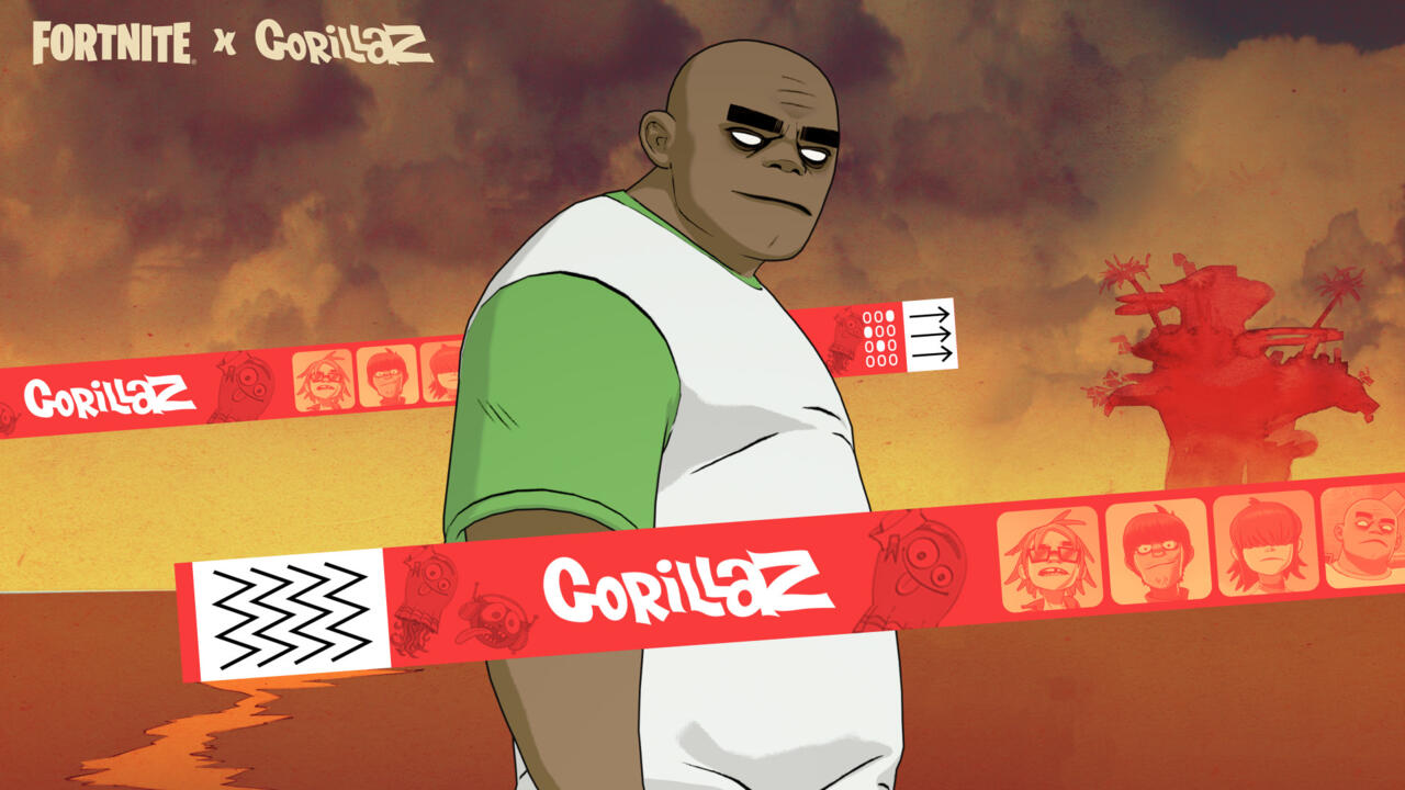 The Russel skin is unlocked instantly when buying the Gorillaz music pass.