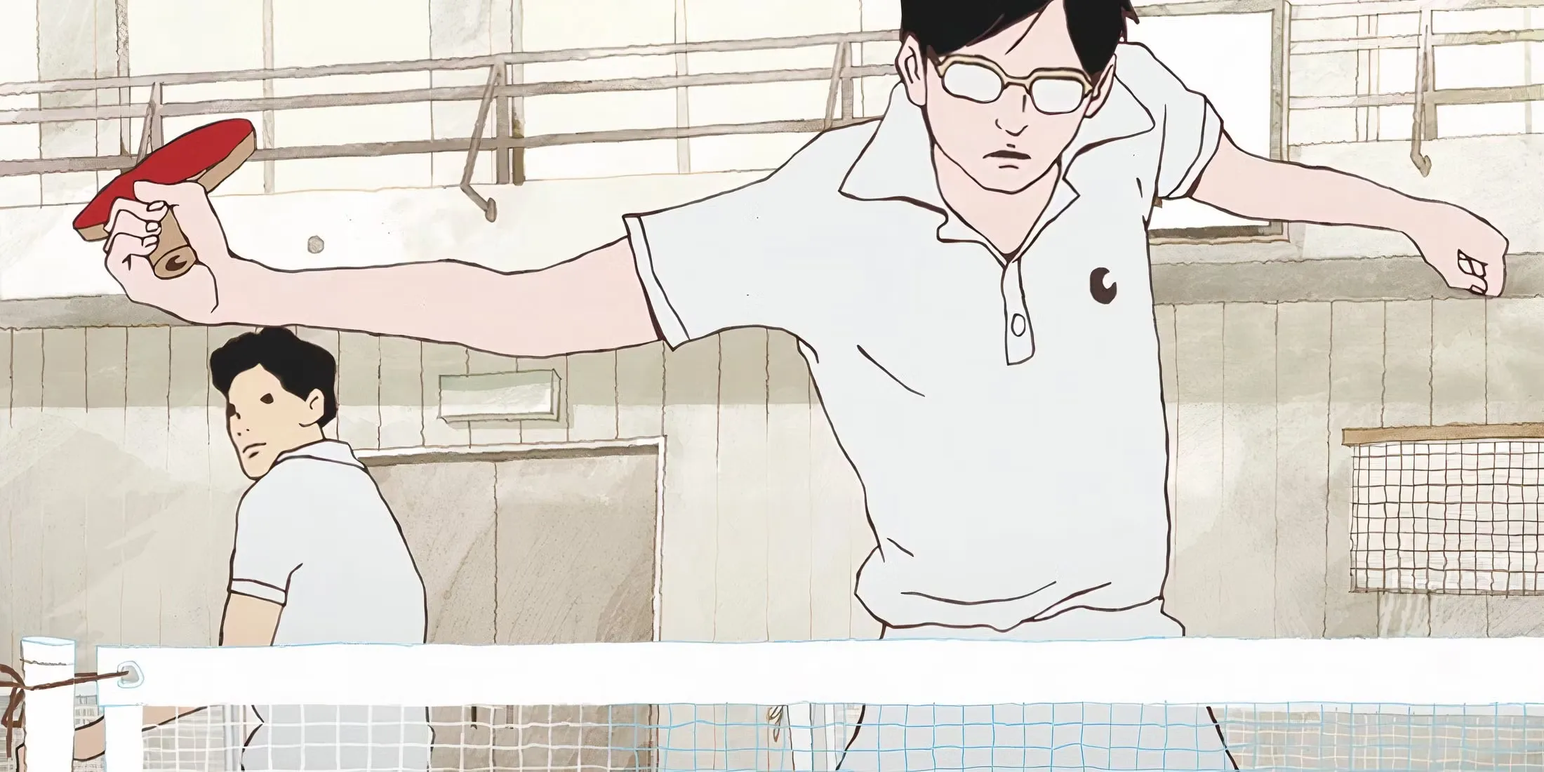 Characters Playing Ping Pong In Ping Pong The Animation