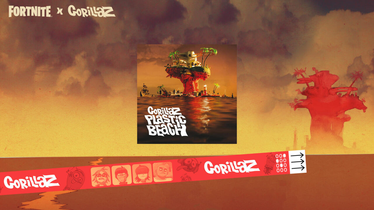 On Melancholy Hill is the Gorillaz jam track included with the music pass.