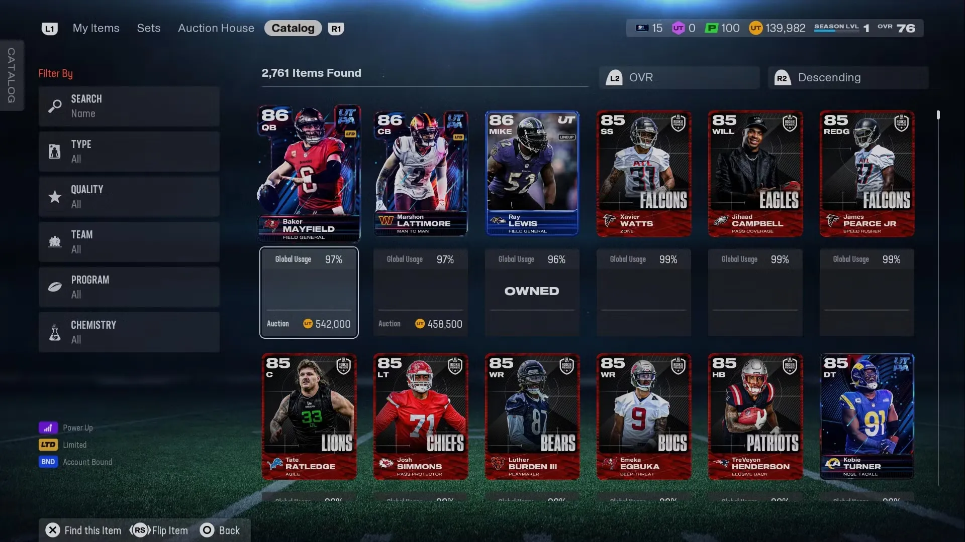 Madden Nfl 26 Ultimate Team Catalog