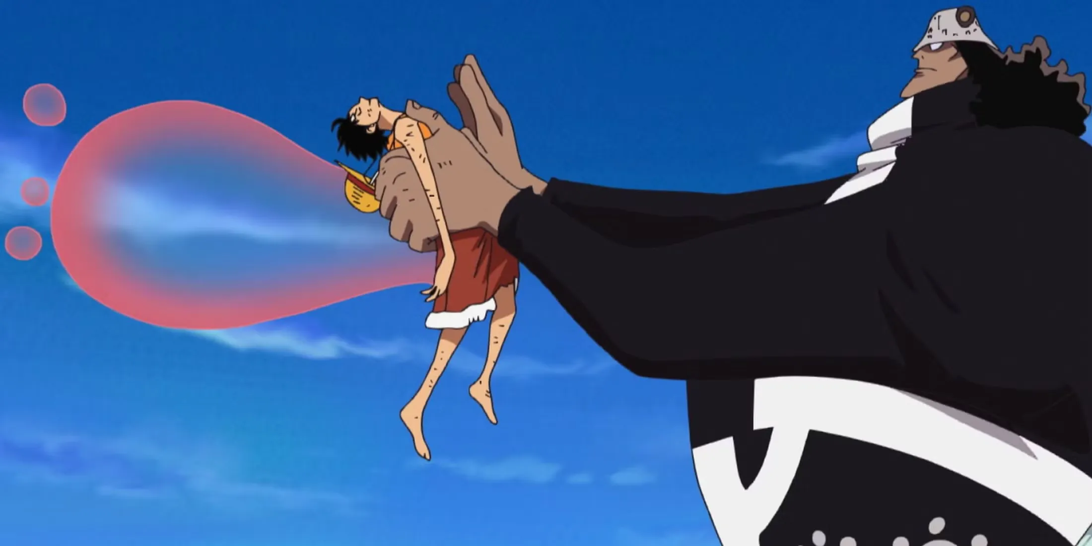 Kuma Removes The Pain From Luffy S Body One Piece