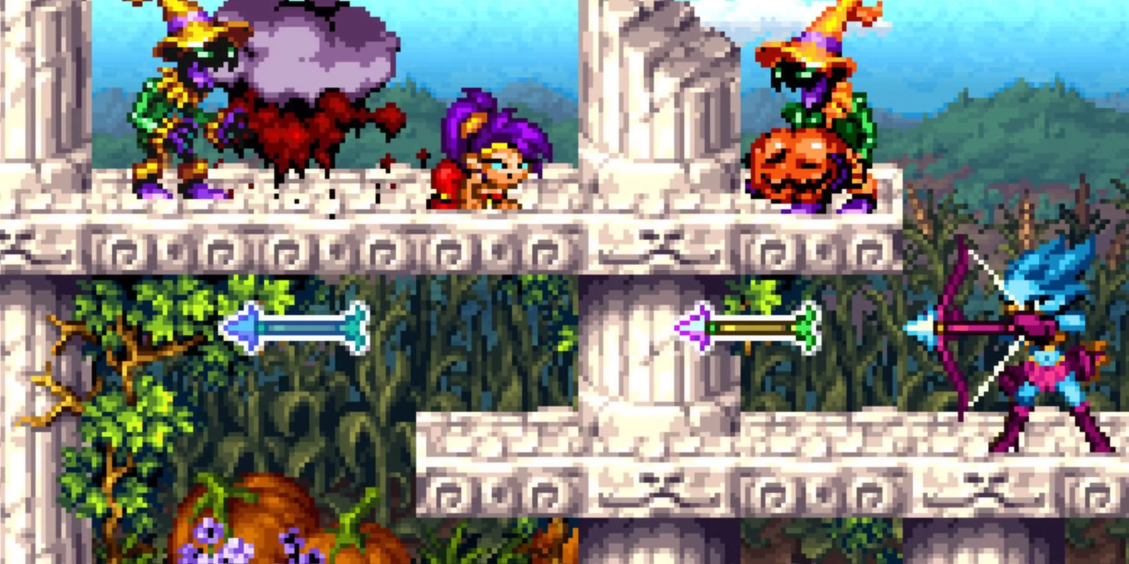 Attacking Enemies In Shantae Risky S Revenge