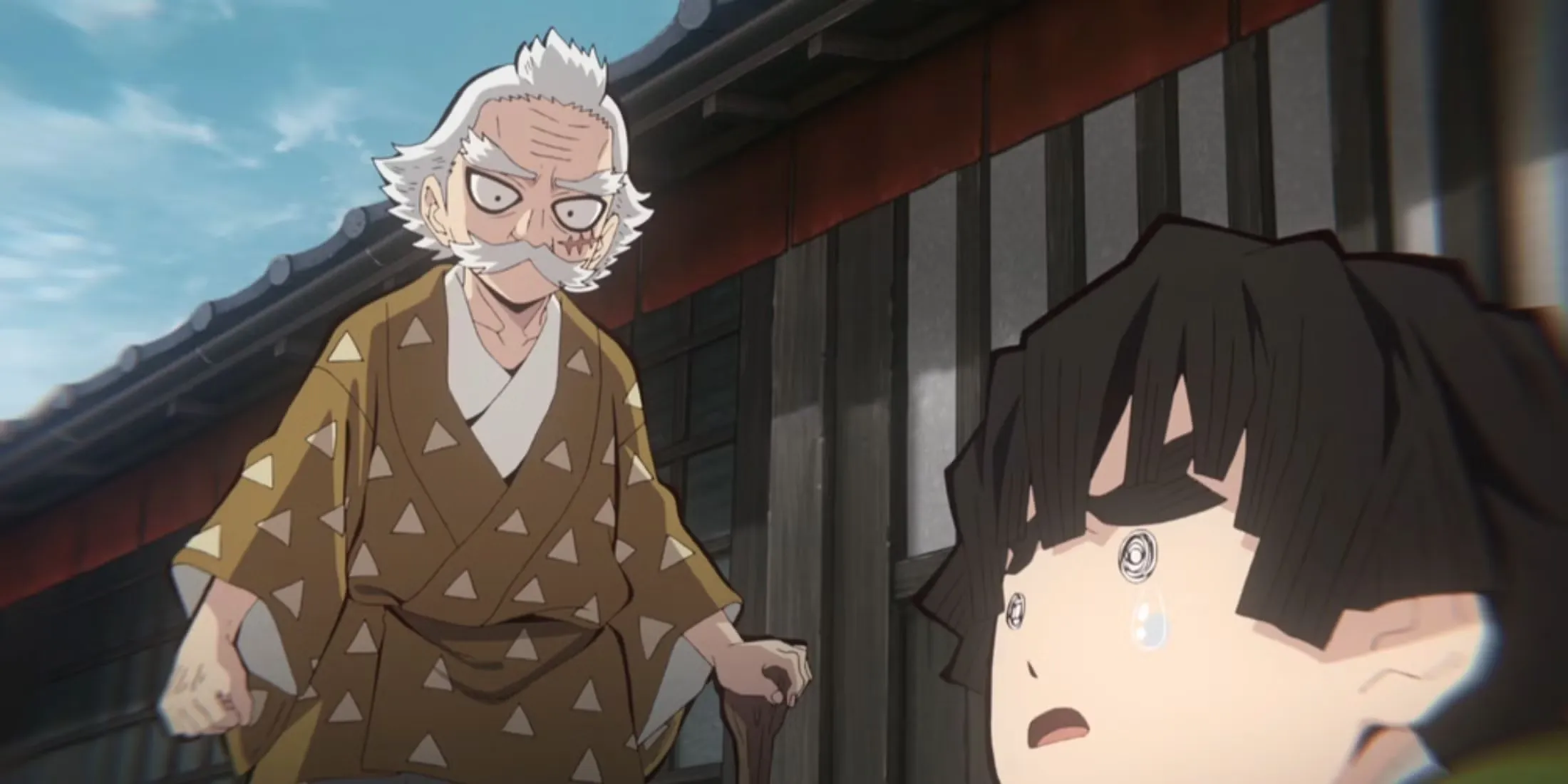 Jigoro Meets Zenitsu Demon Slayer